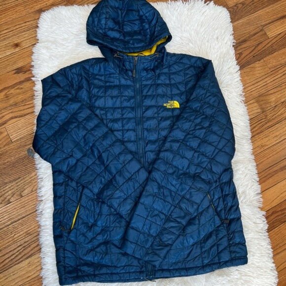 The north face men thermoball hooded puffer jacket size L - Picture 1 of 12
